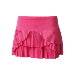Sunrise Pleated Tier Skirt Women - Pink, Berry