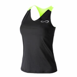 Endless Diamond Tank Top Women - Black, Neon Green