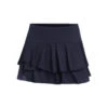 Wavy Pleat Tier Skirt Women - Dark Blue -Viva Wear Closet Store 00153000 000