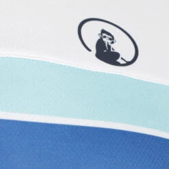 Ocean Block Stripe Tournament Polo Men - White, Blue -Viva Wear Closet Store 00186000 10