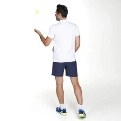 Ocean Block Stripe Tournament Polo Men - White, Blue -Viva Wear Closet Store 00186000 12