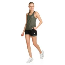 Serve & Volley Tank Top Women - Khaki, Black -Viva Wear Closet Store 00243000 0 3