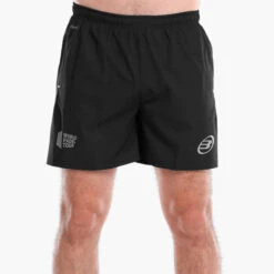 BULLPADEL Lunes Shorts Men - Black, Yellow -Viva Wear Closet Store 00396000 13