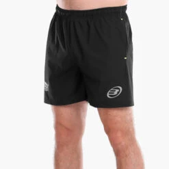 BULLPADEL Lunes Shorts Men - Black, Yellow -Viva Wear Closet Store 00396000 14