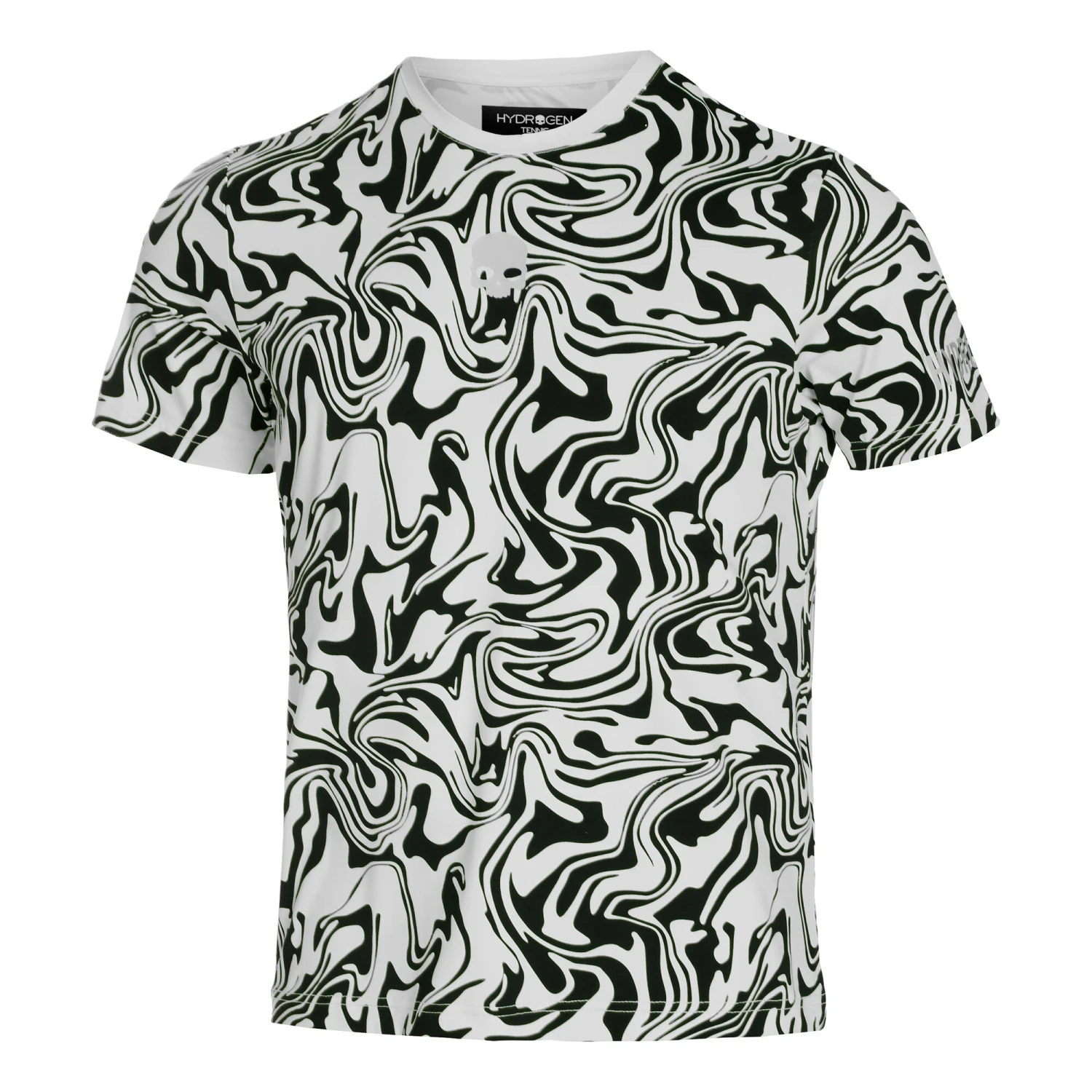 Hydrogen Tech Chrome T-Shirt Men - White, Black 3 Hydrogen Tech Chrome T-Shirt Men - White, Black