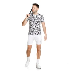 Hydrogen Tech Chrome T-Shirt Men - White, Black 18 Hydrogen Tech Chrome T-Shirt Men - White, Black -Viva Wear Closet Store 00758000 0 3