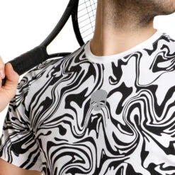 Hydrogen Tech Chrome T-Shirt Men - White, Black 20 Hydrogen Tech Chrome T-Shirt Men - White, Black -Viva Wear Closet Store 00758000 0 5