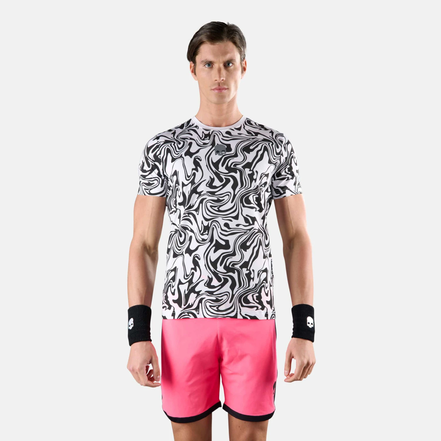 Hydrogen Tech Chrome T-Shirt Men - White, Black 13 Hydrogen Tech Chrome T-Shirt Men - White, Black - Image 11