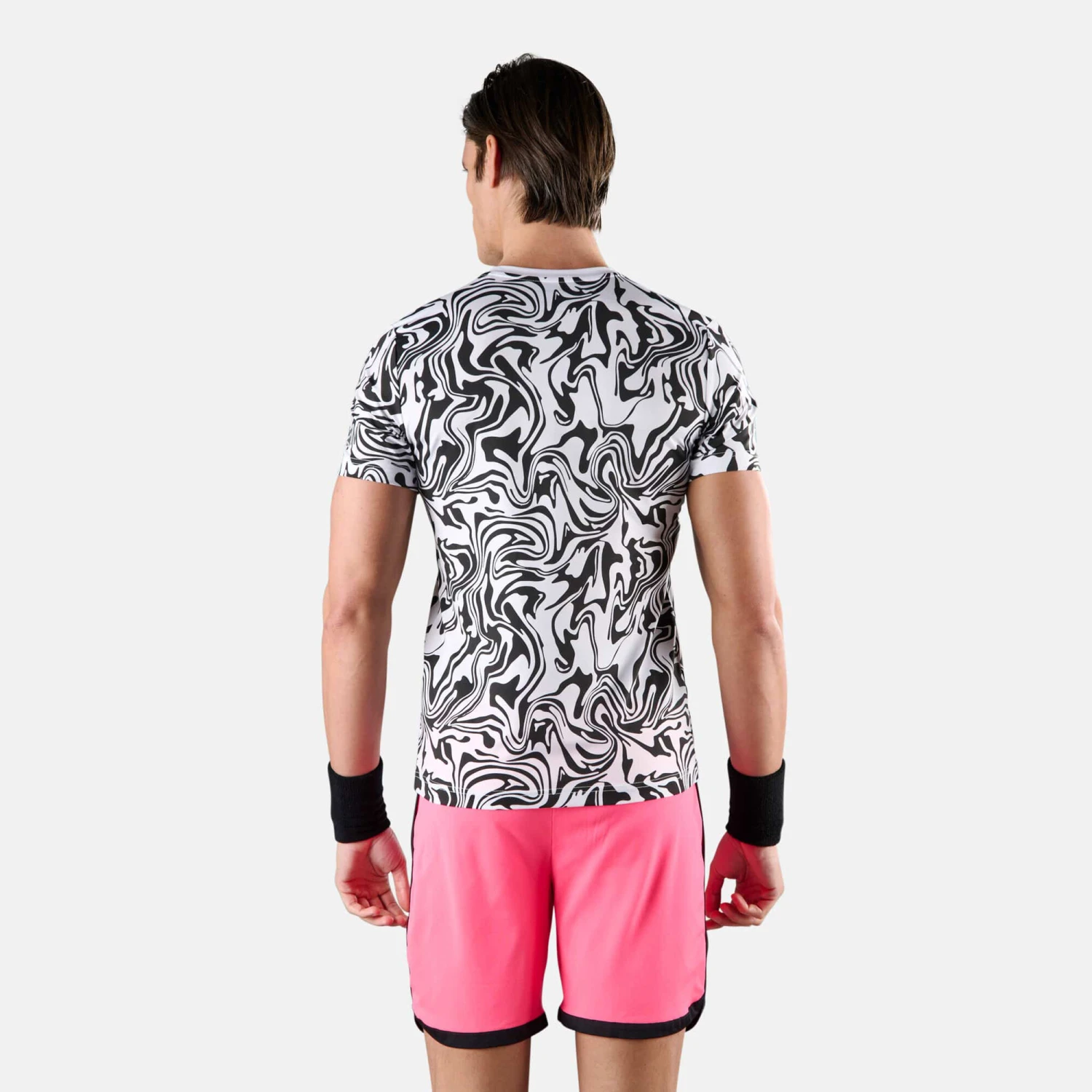 Hydrogen Tech Chrome T-Shirt Men - White, Black 14 Hydrogen Tech Chrome T-Shirt Men - White, Black - Image 12