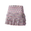 Long Diamond Pleated Skirt Women - Multicoloured