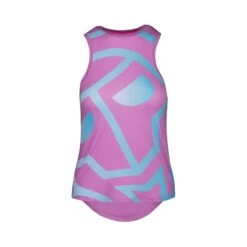 BIDI BADU Yara Basic Logo Tank Top Girls - Pink, Turquoise