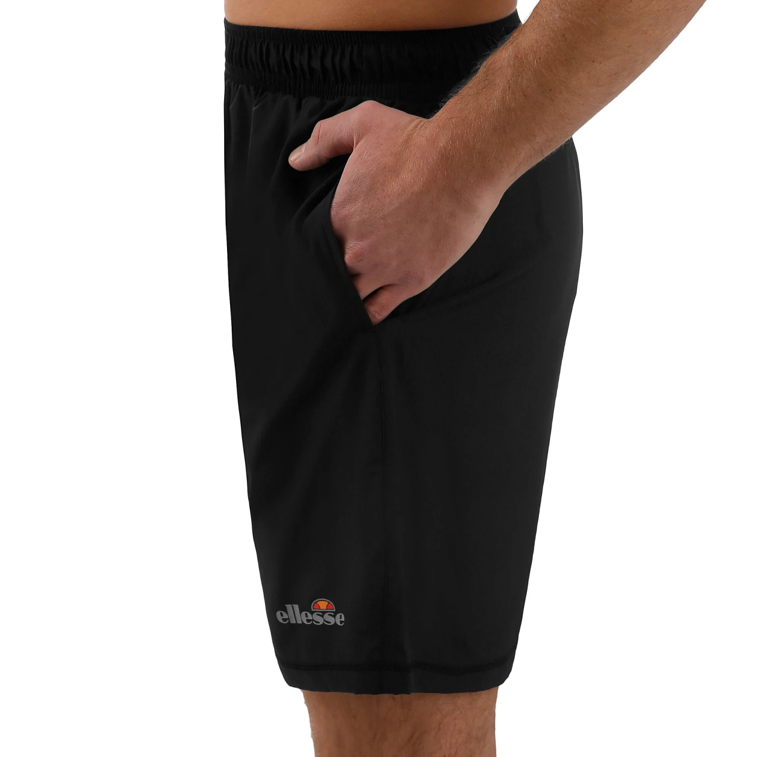 Ellesse Olivio Poly Shorts Men - Black, Silver 5 Ellesse Olivio Poly Shorts Men - Black, Silver - Image 3