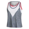 Royal Palm Layer Tank Top Women - Blue, White 1 Royal Palm Layer Tank Top Women - Blue, White -Viva Wear Closet Store 01300000 000