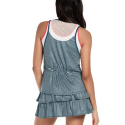 Royal Palm Layer Tank Top Women - Blue, White -Viva Wear Closet Store 01300000 14