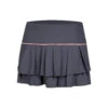 Pleat Tier With Piping Skirt Women - Dark Grey, Apricot -Viva Wear Closet Store 01341000 000