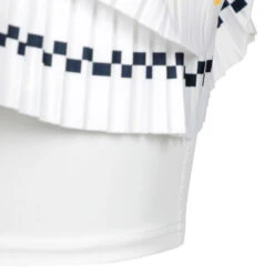 Finish Line Pleated Skirt Women - White, Black -Viva Wear Closet Store 01361000 12