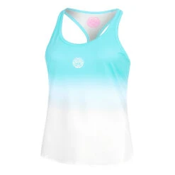 BIDI BADU Crew Gradiant Tank Top Women - Turquoise, White