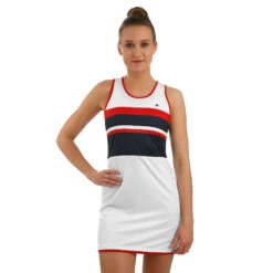 Fila Doro Dress Women - White, Dark Blue -Viva Wear Closet Store 02002000 24