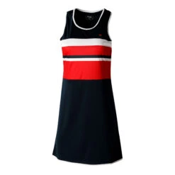 Fila Doro Dress Women - Dark Blue, Red