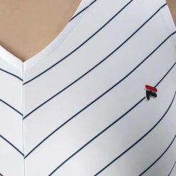 Fila Lottie Dress Women - White, Dark Blue -Viva Wear Closet Store 02423000 15