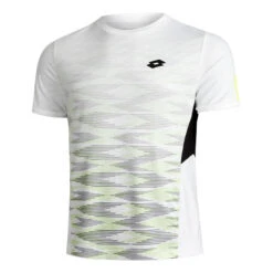 Lotto Tech 1 D4 T-Shirt Men - White, Green