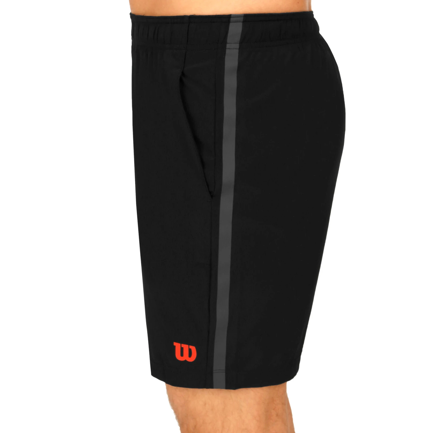 Wilson UW II Woven 8" Shorts Men - Black, Dark Grey 5 Wilson UW II Woven 8" Shorts Men - Black, Dark Grey - Image 3