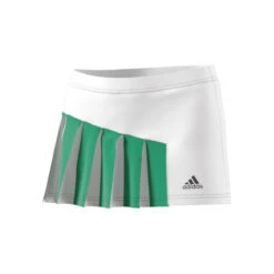 ADIDAS Angelique Kerber Roland Garros Skirt Women - White, Green -Viva Wear Closet Store 09983000 000