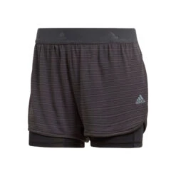 ADIDAS 2in1 Chill Shorts Women - Dark Grey, Grey -Viva Wear Closet Store 11606000 000