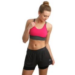 ADIDAS 2in1 Chill Shorts Women - Dark Grey, Grey -Viva Wear Closet Store 11606000 24