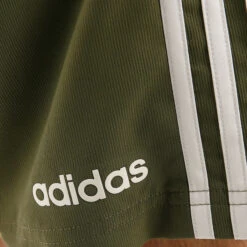 ADIDAS Essentials 3-Stripes Chelsea 7in Shorts Men - Khaki, White -Viva Wear Closet Store 12406000 30