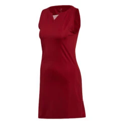 ADIDAS Club Dress Women - Dark Red, White -Viva Wear Closet Store 12615000 0 1