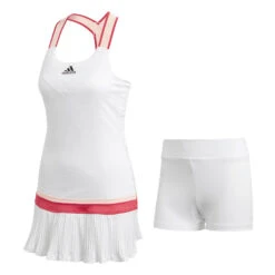 ADIDAS Heat Ready Y- Dress Women - White, Red -Viva Wear Closet Store 13664000 000