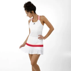 ADIDAS Heat Ready Y- Dress Women - White, Red -Viva Wear Closet Store 13664000 24