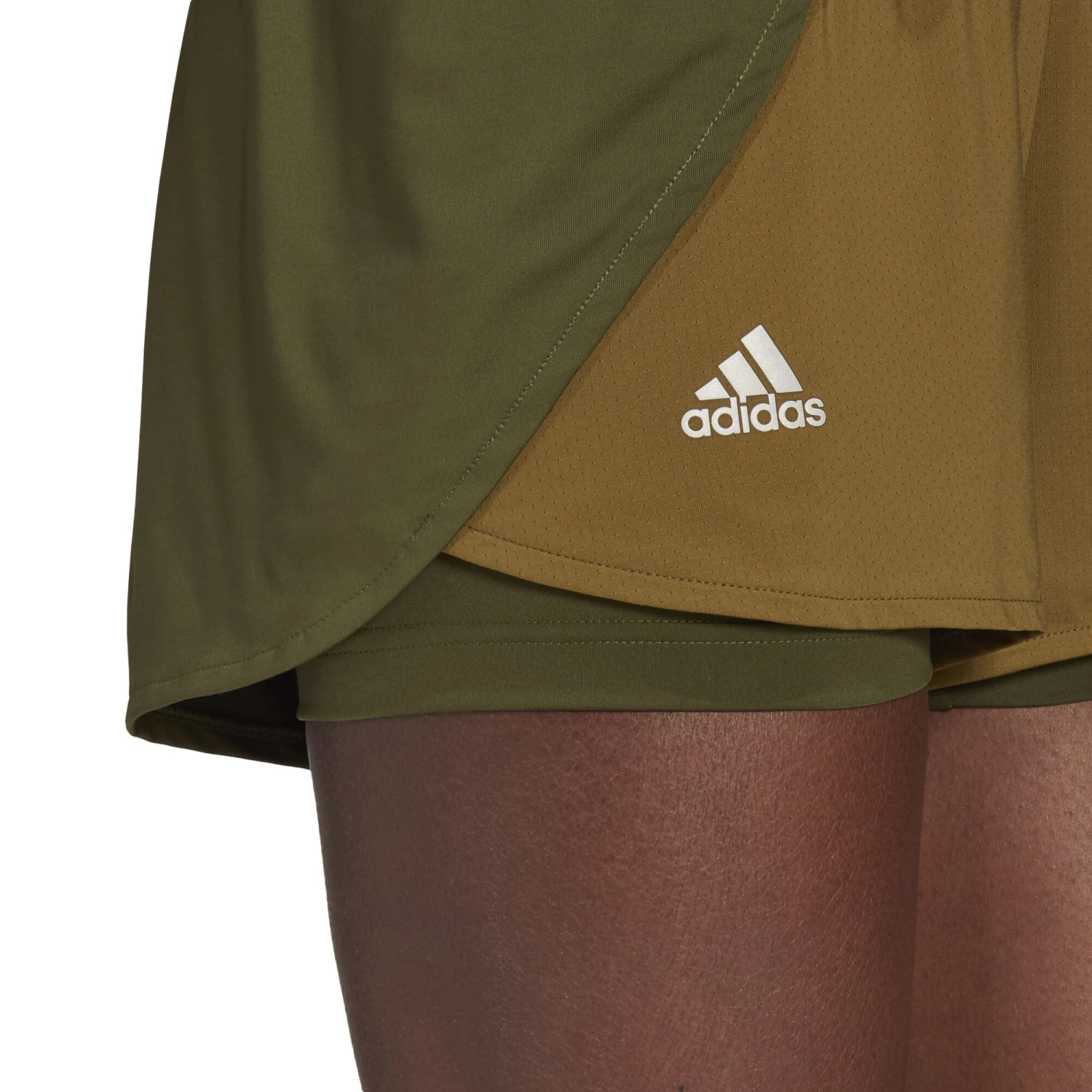 ADIDAS Match Shorts Women - Olive, Brown 8 ADIDAS Match Shorts Women - Olive, Brown - Image 6