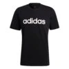 ADIDAS Linear Single T-Shirt Men - Black -Viva Wear Closet Store 14706000 000