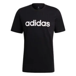 ADIDAS Linear Single T-Shirt Men - Black