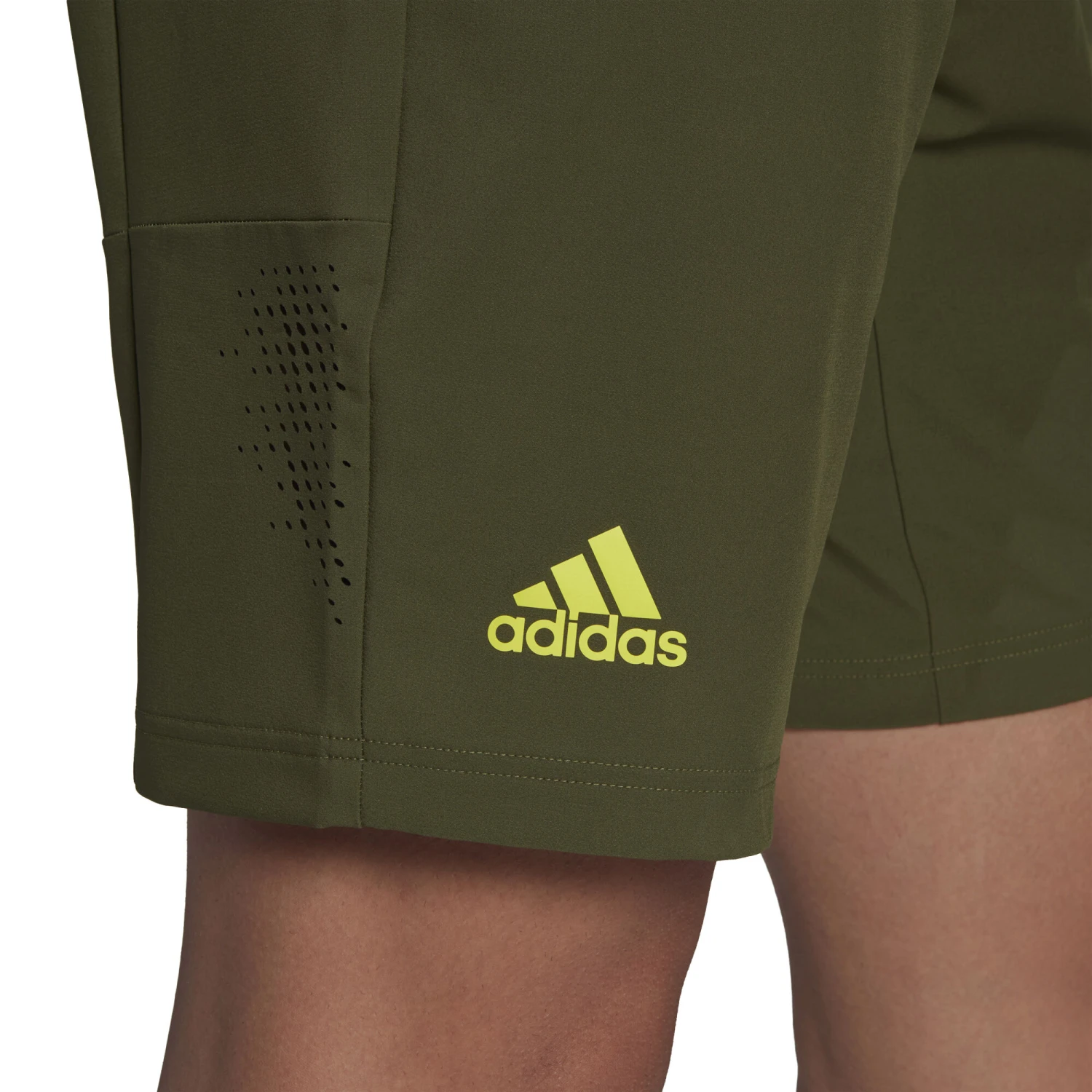 ADIDAS Primeblue Ergo 9in Shorts Men - Olive, Yellow 7 ADIDAS Primeblue Ergo 9in Shorts Men - Olive, Yellow - Image 5