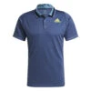 ADIDAS Primeblue Freelift Heather Polo Men - Dark Blue, Yellow -Viva Wear Closet Store 14761000 000