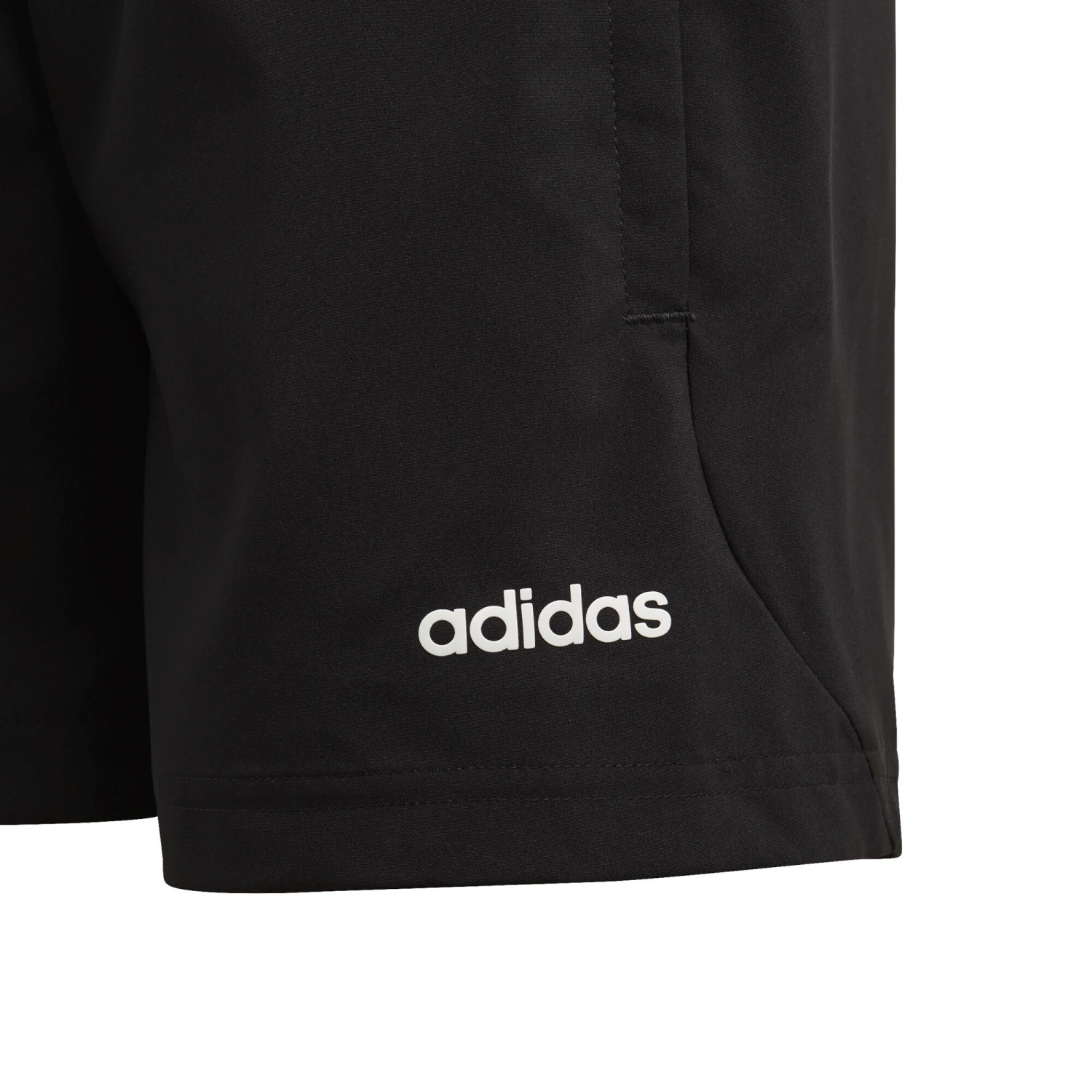 ADIDAS Essentials Plain Shorts Boys - Black, White 6 ADIDAS Essentials Plain Shorts Boys - Black, White - Image 4