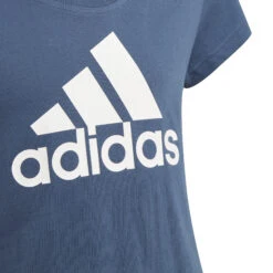 ADIDAS Essentials Big Logo T-Shirt Girls - Blue, White -Viva Wear Closet Store 15062000 11