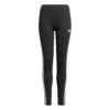 ADIDAS 3 Stripes Tight Girls - Black, White -Viva Wear Closet Store 15149000 000