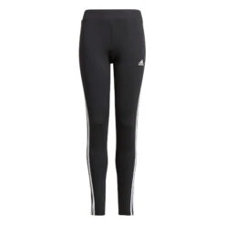 ADIDAS 3 Stripes Tight Girls - Black, White