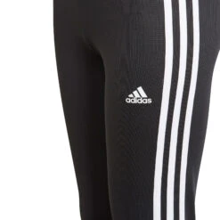 ADIDAS 3 Stripes Tight Girls - Black, White -Viva Wear Closet Store 15149000 12