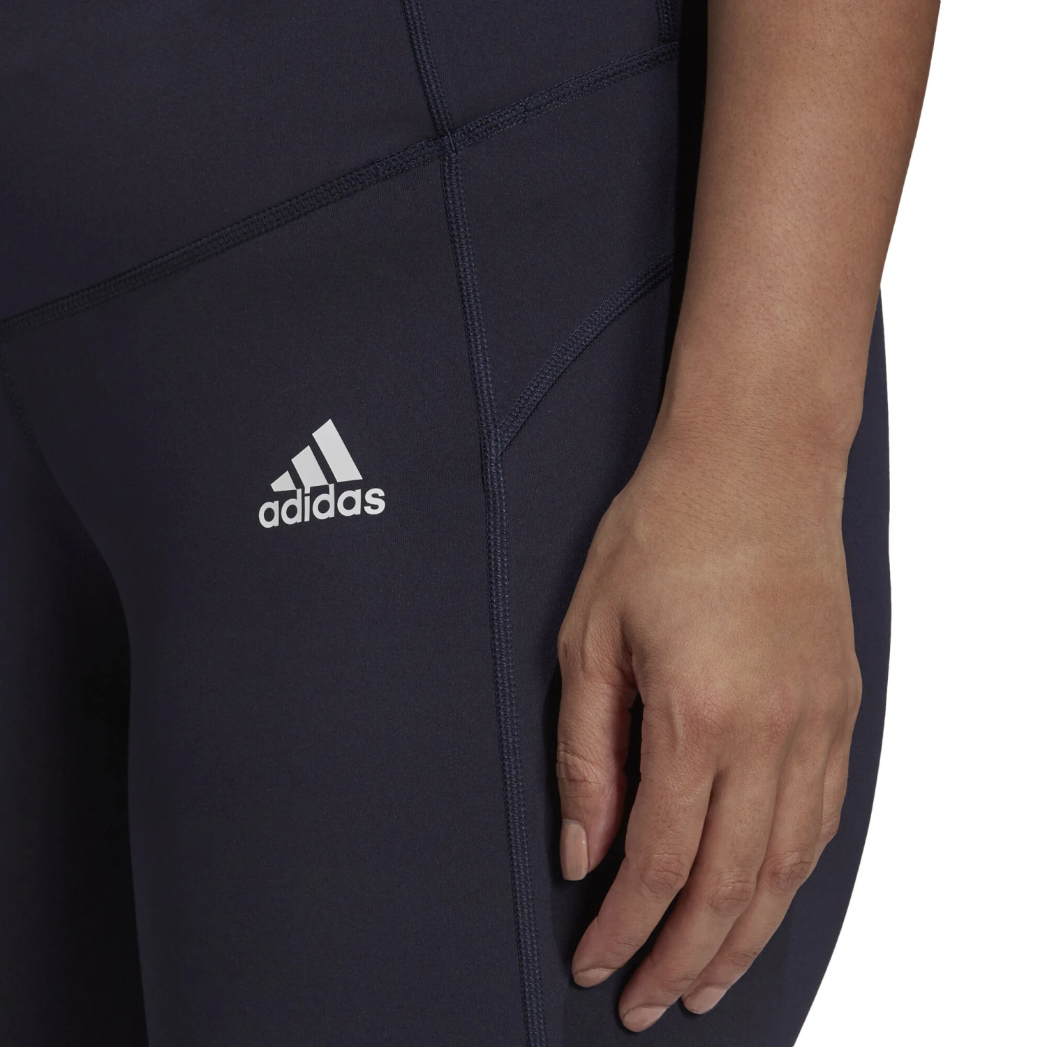 ADIDAS FB Plus Size Tight Women - Dark Blue, White 7 ADIDAS FB Plus Size Tight Women - Dark Blue, White - Image 5