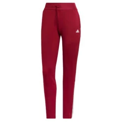 ADIDAS 3 Stripes 7/8 Tight Women - Dark Red, White