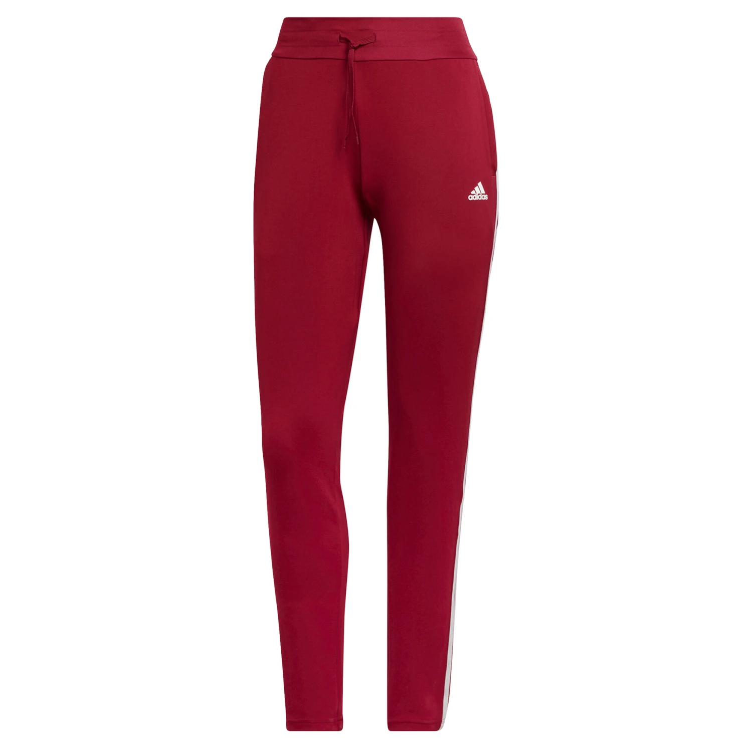 ADIDAS 3 Stripes 7/8 Tight Women - Dark Red, White 3 ADIDAS 3 Stripes 7/8 Tight Women - Dark Red, White