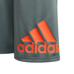 ADIDAS Big Logo Shorts Boys - Grey, Orange -Viva Wear Closet Store 16996000 12