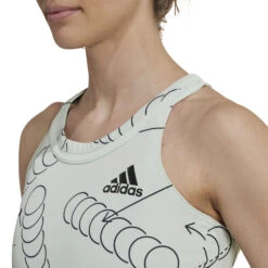 ADIDAS Club Graphic Tank Top Women - Light Green -Viva Wear Closet Store 17345000 16