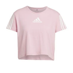 ADIDAS Cotton-Touch Cropped T-Shirt Women - Pink
