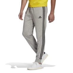 ADIDAS 3 Stripes French Terry Cotton-Touch Training Pants Men - Grey 15 ADIDAS 3 Stripes French Terry Cotton-Touch Training Pants Men - Grey -Viva Wear Closet Store 17431000 13